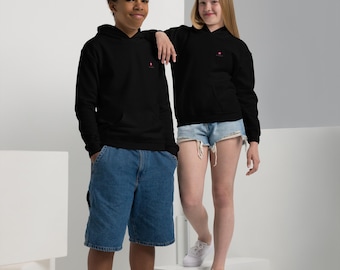 Youth Heavy Blend Hoodie: Comfortable, Durable, Fleece Lined, Pouch Pocket
