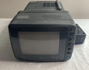 Magnavox RD0510 C103 Portable 5” TV W/Power Cord Color Works Vtg Tested Gaming
