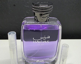 Rasasi Hawas For Him - Campioncino da viaggio spray da 3 ml / 5 ml