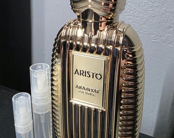 Aristo Fragrance parfümiert von Arabiyat Prestige Travel Size Sample Dekanter