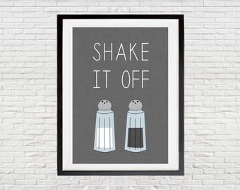 Shake It Off Kitchen Digital Art Print - Various Sizes