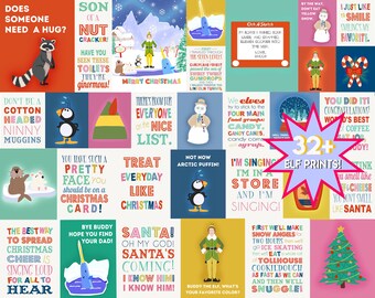 Every Buddy the Elf Christmas Digital Art Prints - 5x7 & 8x10 (more sizes available upon request