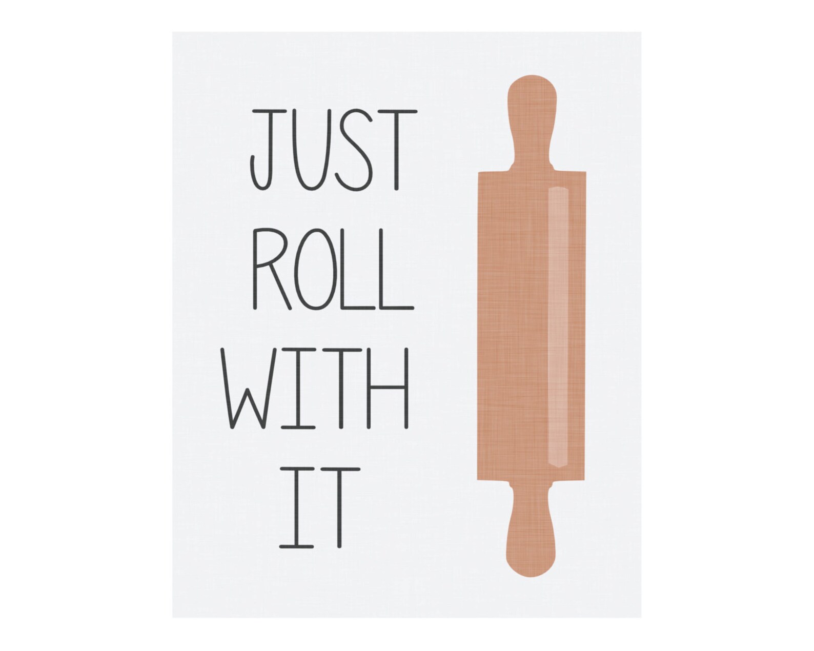 Just Roll With It Digital Art Printable Various Sizes | Etsy