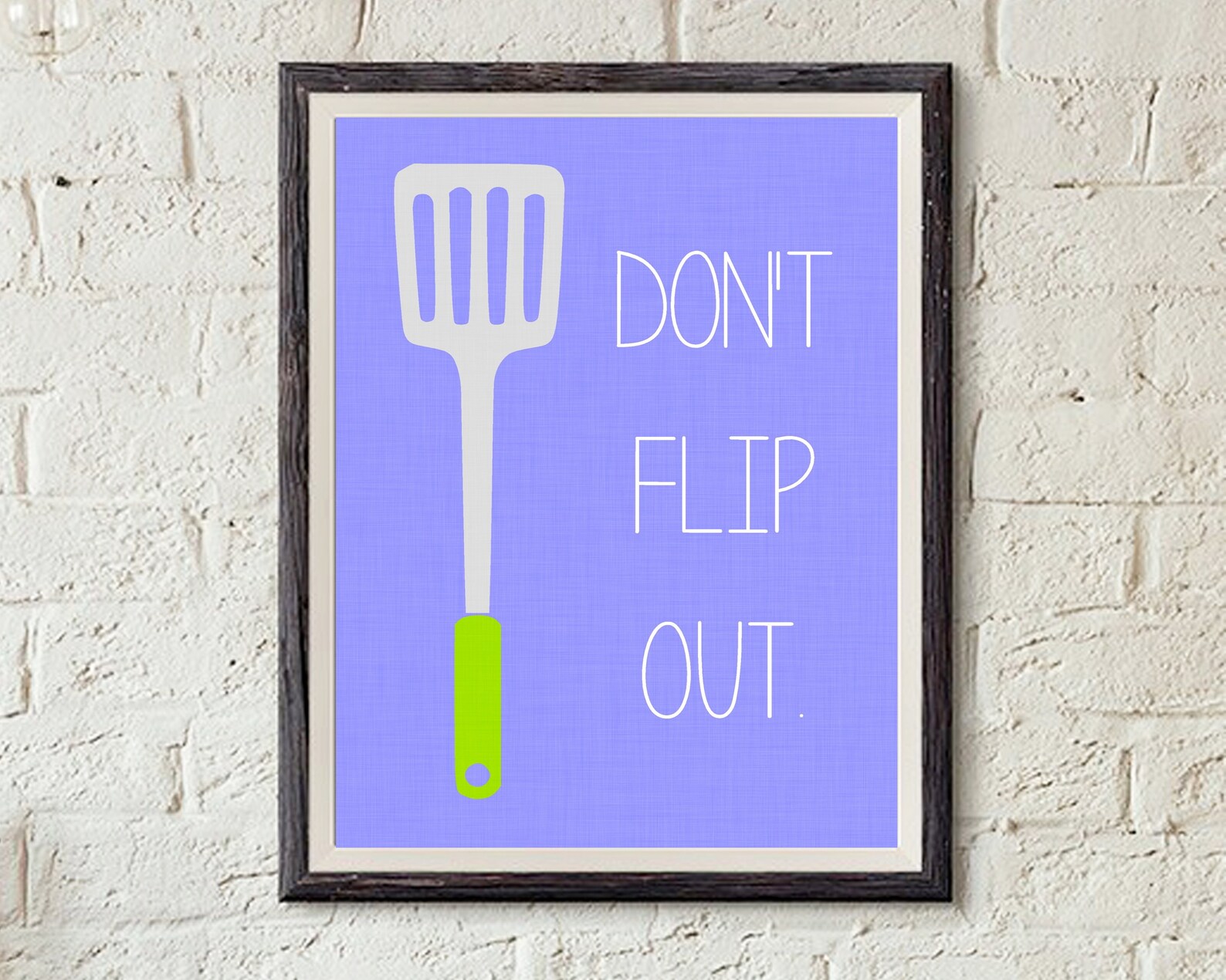 Don't Flip Out Kitchen Digital Art Printable 5x7 Etsy