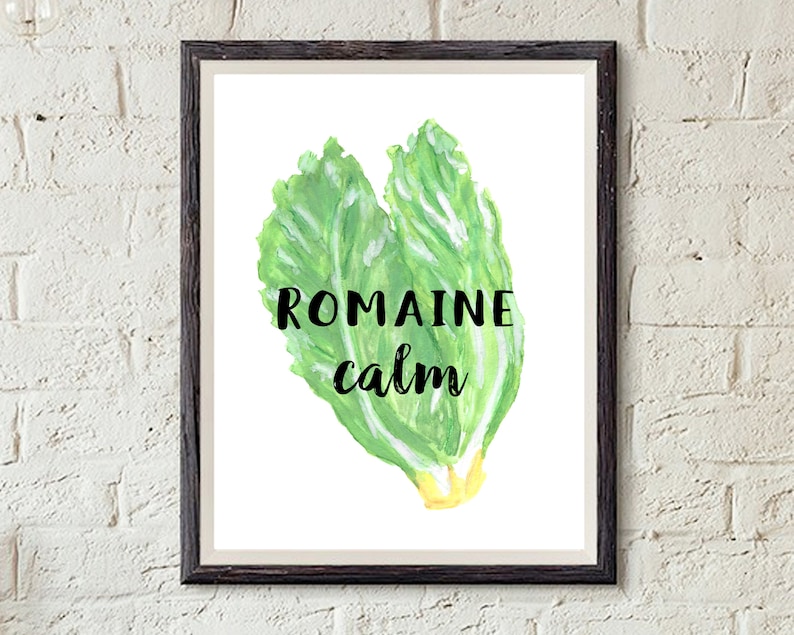 Romaine Calm Instant Download Sizes 4x6 5x7 8x10 11x14 | Etsy
