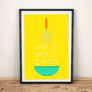 Whip It Whip It Good - Digital Art Print Various Sizes