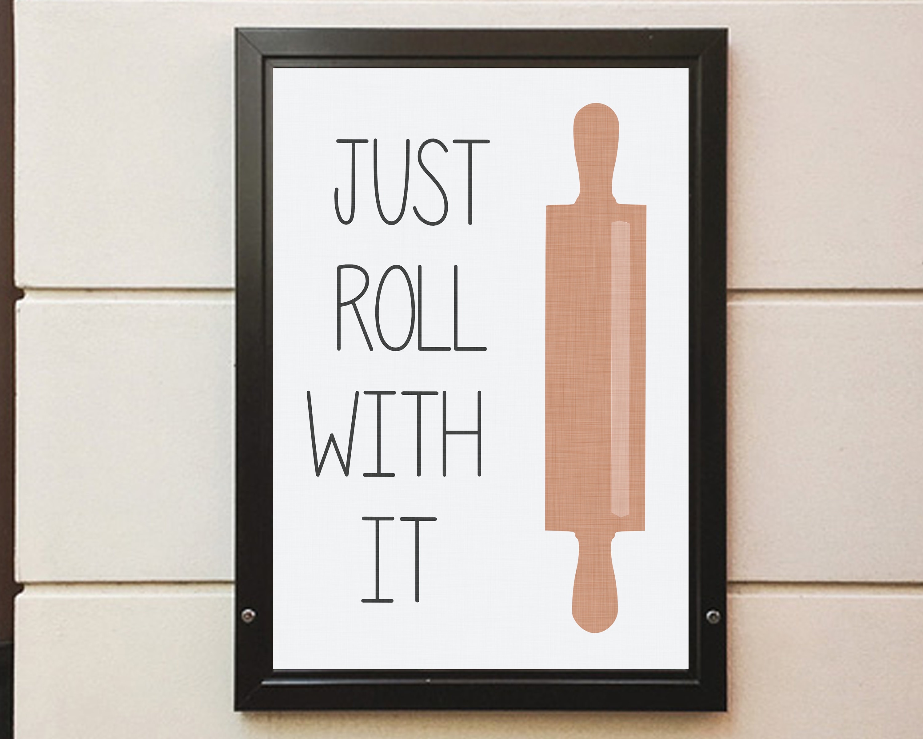 Just Roll with It Digital Art Printable Various Sizes | Etsy