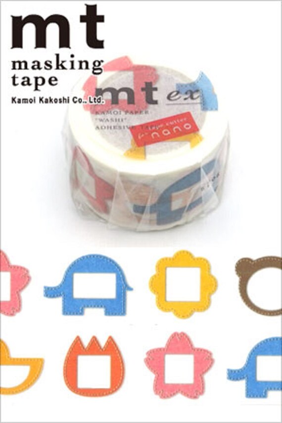 Mt Washi Masking Deco Tape Cute Name Design Etsy Mt Washi Masking Deco Tape Cute Name Design Etsy