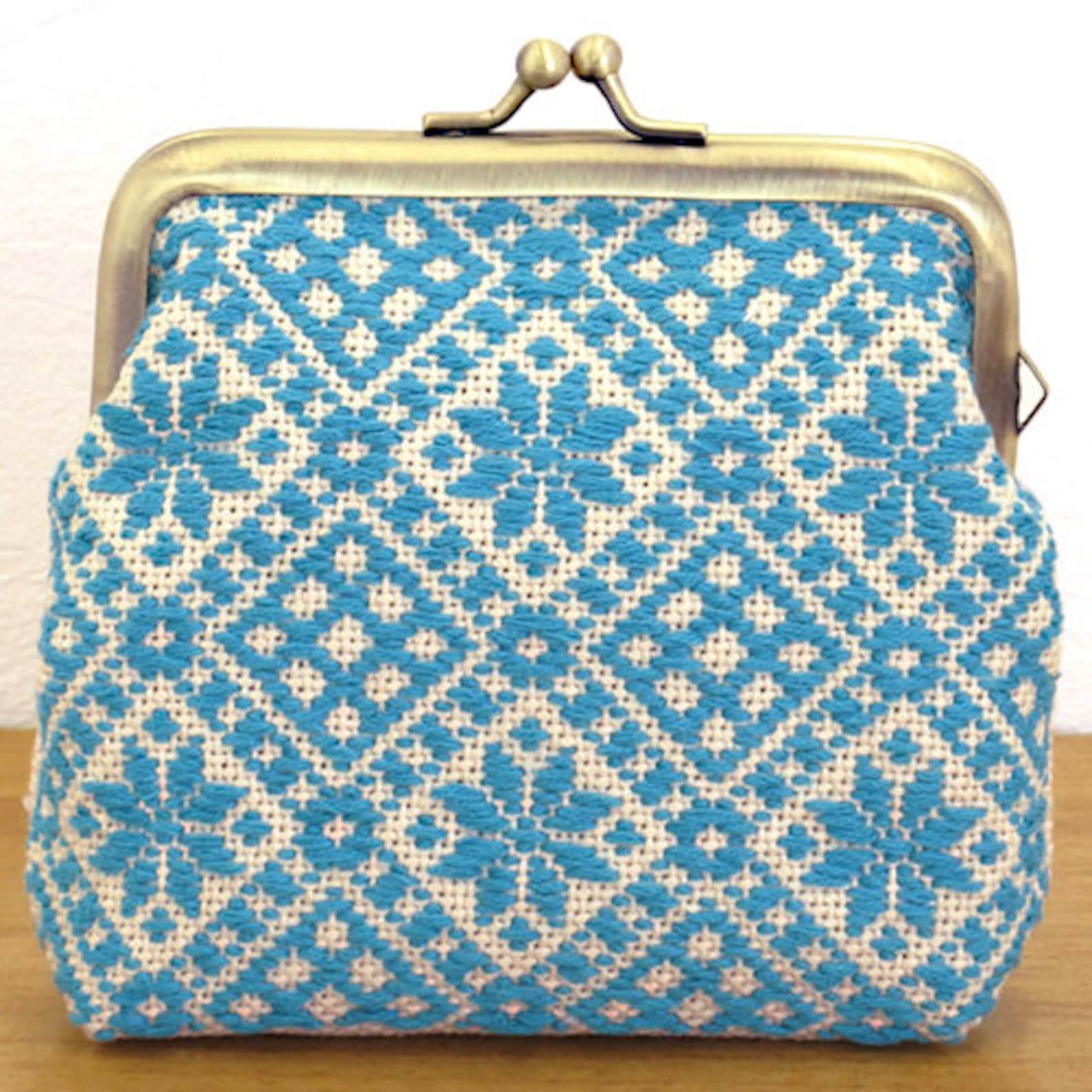 Olympus Kogin Embroidery Metal Frame Pouch Kit Traditional Etsy