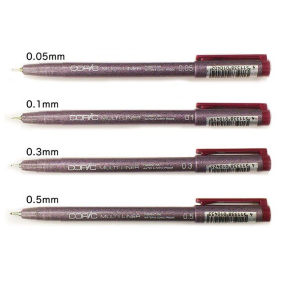 copic multiliner wine