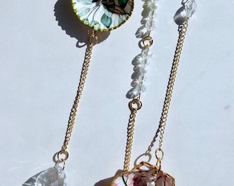 Handmade Seashell Suncatcher or Lightcatcher