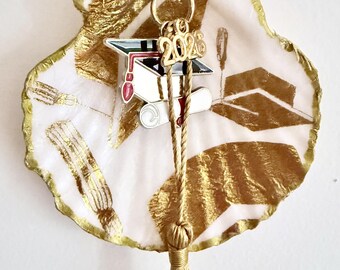 Graduation Gift or Keepsake - Shell Charm Ornament with Gift Box
