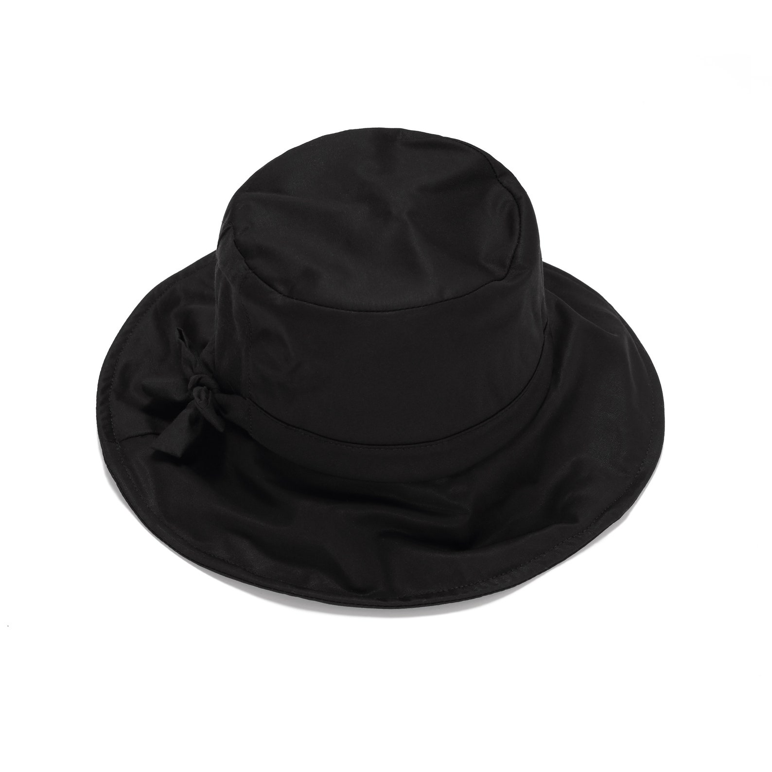 Black cotton hat Womens summer hats Womens hat Beach hat | Etsy