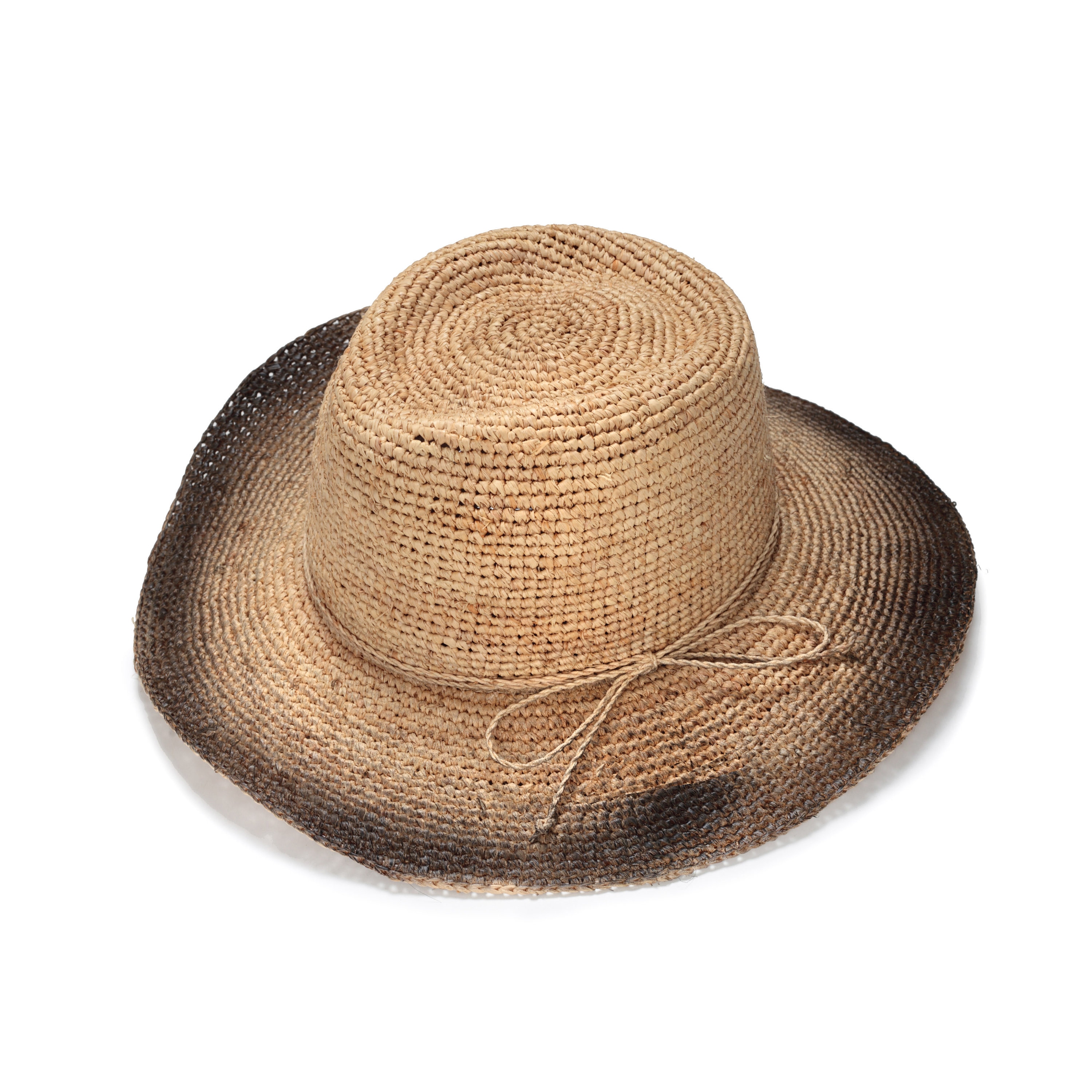 Wide Brim Black Fedora Straw Hat Mens 