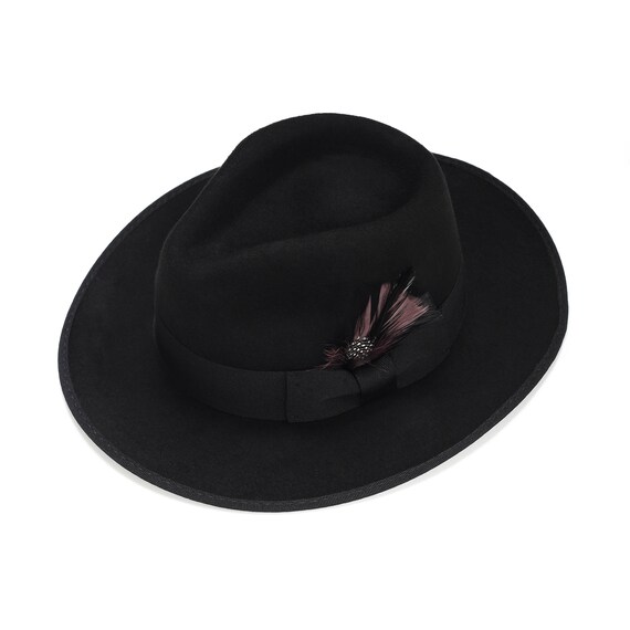 womens fedora hat with feather