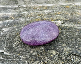 Lepidolite Crystal Medallions | Set of 3 Ethically Sourced Pocket Stones for Meditation, Crystal Grids & Gifts