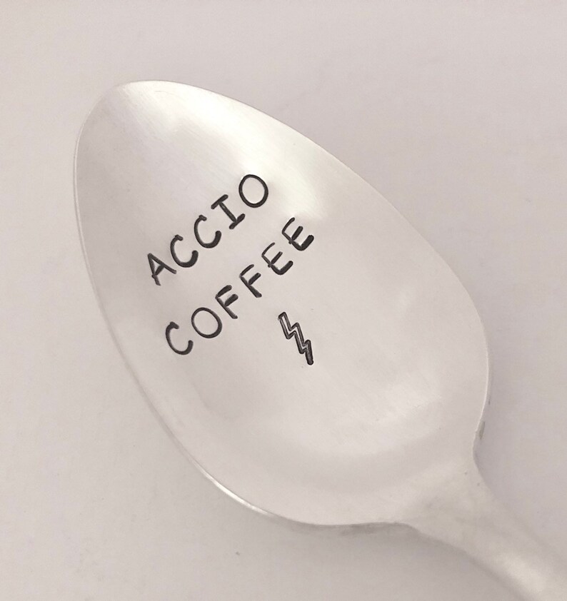 Download Accio Coffee Vintage Silverware Hand Stamped Spoon Flatware Silverware Dining Serving Deshpandefoundationindia Org