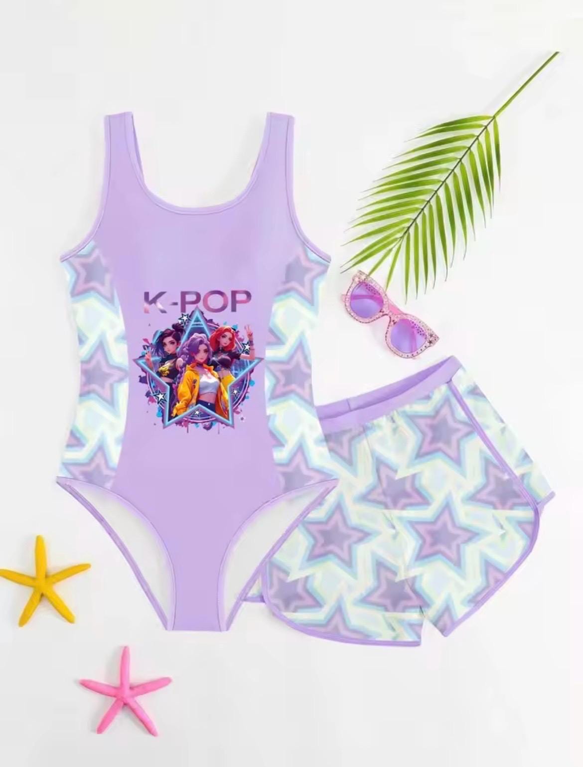 Kpop Swimsuit - Etsy