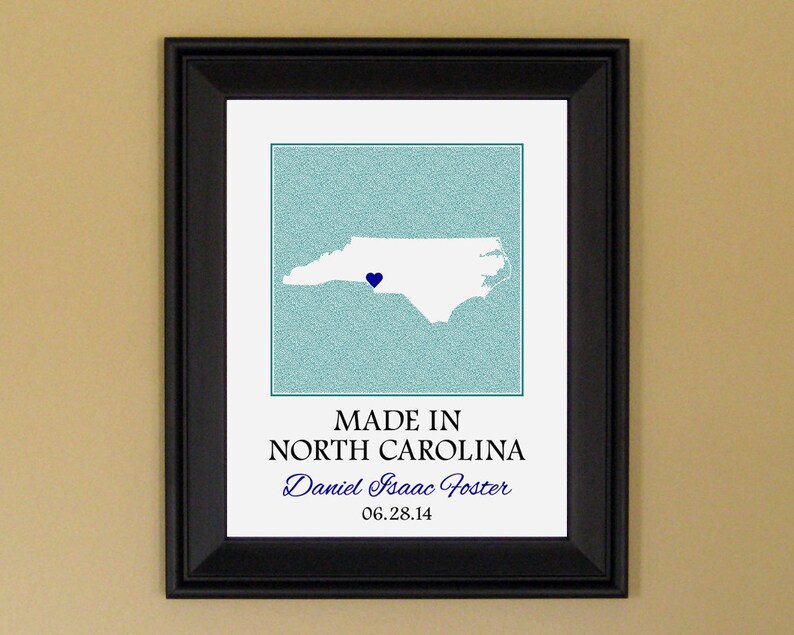 Personalized Baby Gift Baby Boy Gift Baby Name Art Print Etsy