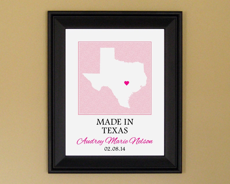 Baby Name Art Personalized Baby Gift New Mom Present Etsy