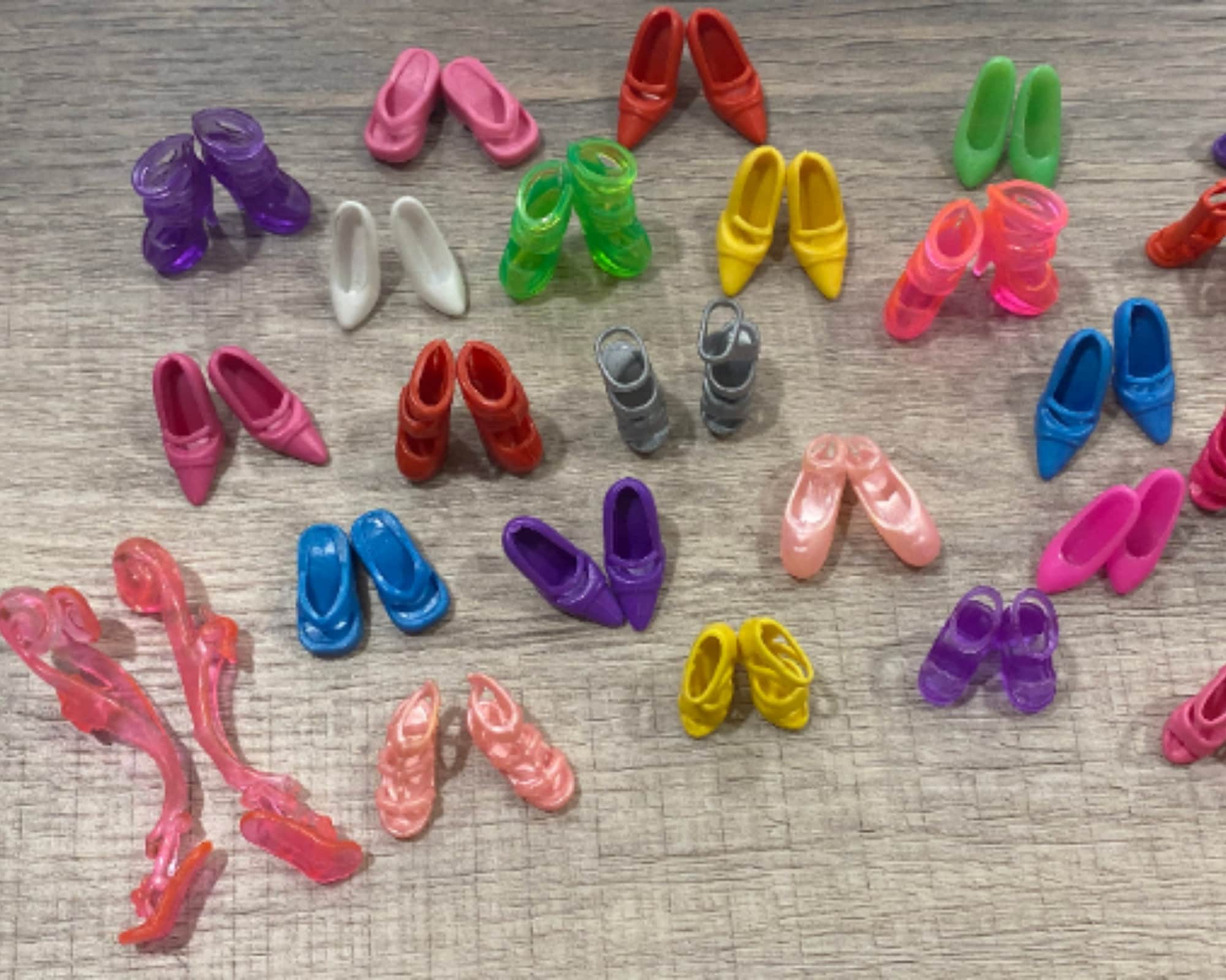 40 pairs of Barbie ShoesNEW ARRIVALtoy accessoriesFashion Etsy