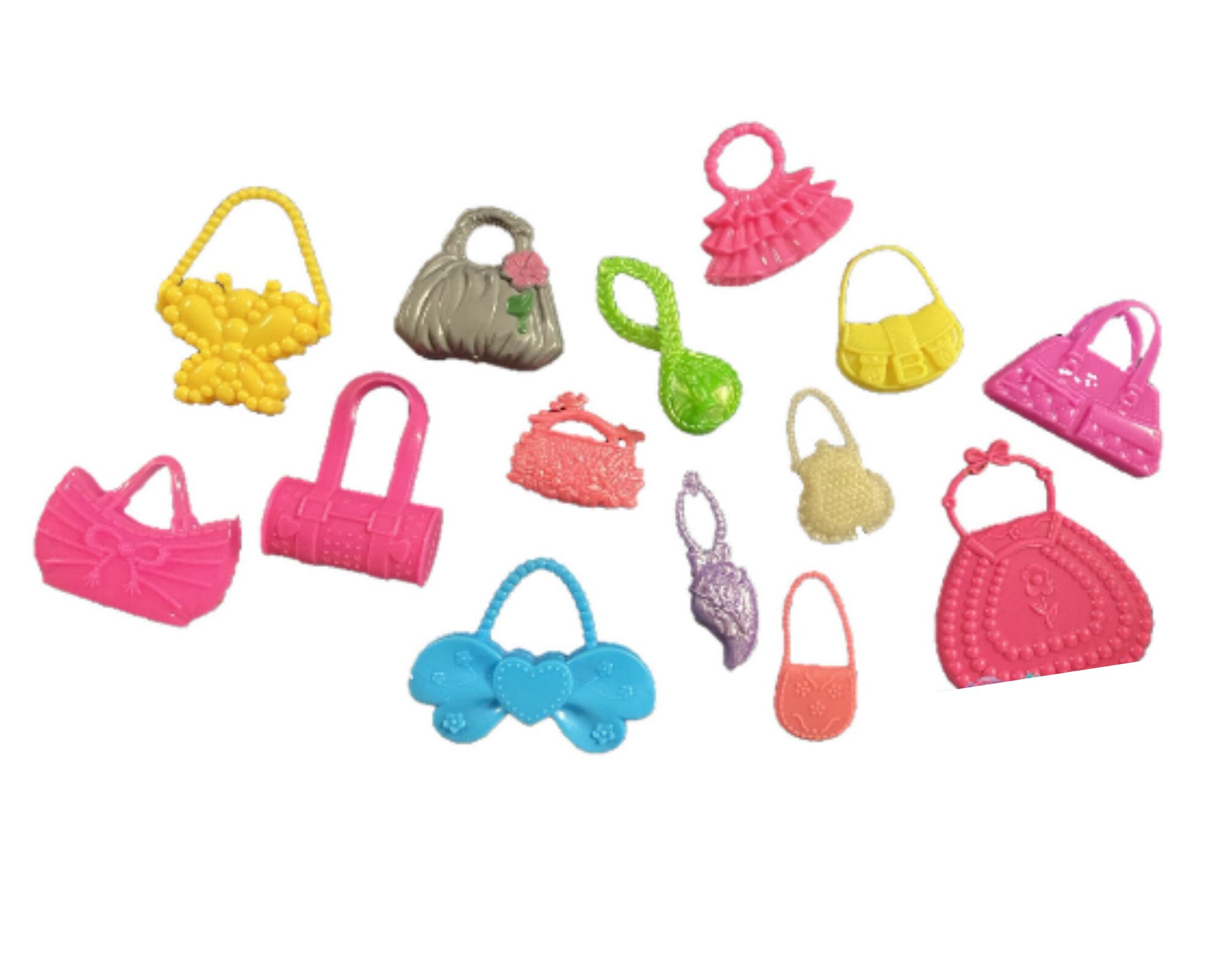 10pcs. Mix Lot Barbie PursesSet 2Barbie Toy Accessoriestoy Etsy