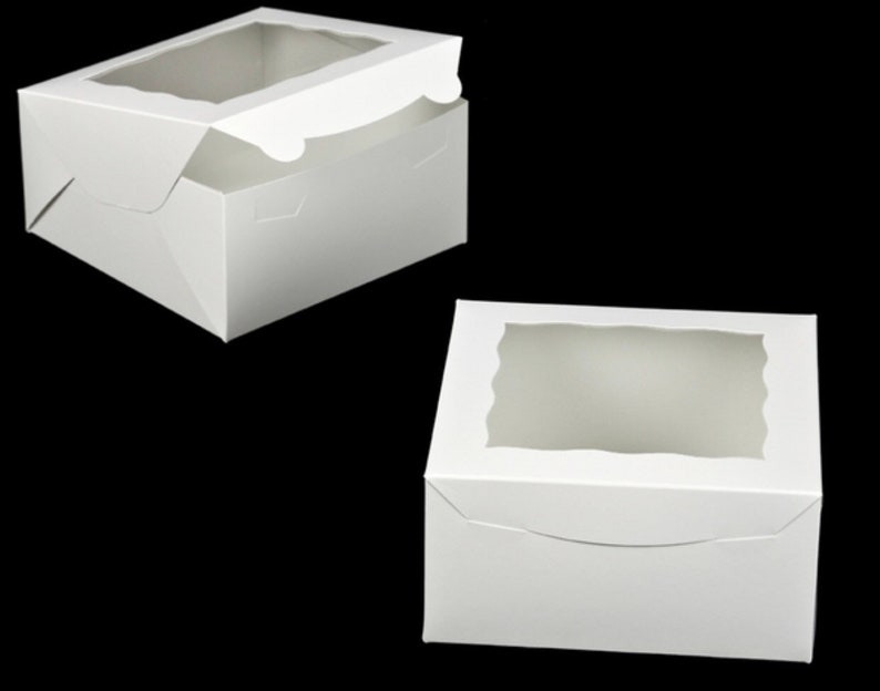 Strawberry Dozen Box Treat Box Cake Pop Box Treat Box for Cookies Strawberries Donuts Sweet Bakery Box with Window 8 x 8 x 4 Box Only