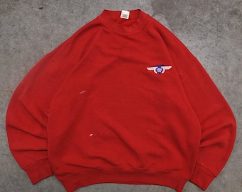 Vintage Frito Lay Employee Sweatshirt XL Red Fruit of the Loom Made USA Logo