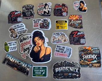 Custom Die-Cut Vinyl Stickers – Waterproof Decals for Laptops, Tumblers (Multiple Sizes)