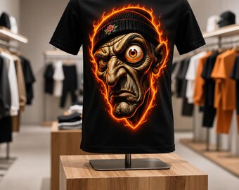 Angry Gnome DTF PNG, Gothic Dark Humor T-Shirt Design (Digital Download)