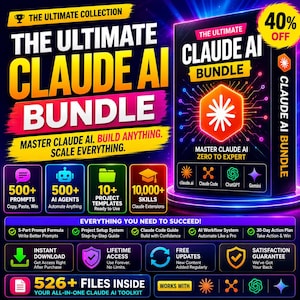 Claude Code: Über 10.000 Fähigkeiten / Über 200 Agenten / 526 Dateien / 510 Agenten | Digitaler Download