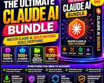 Claude code 10K+ Skills / 200+ Agents / 526 Files / 510 Agents | Digital Download