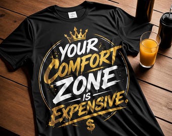Motiverend typografisch ontwerp | Hustle Mindset DTF-overdracht (digitaal bestand)