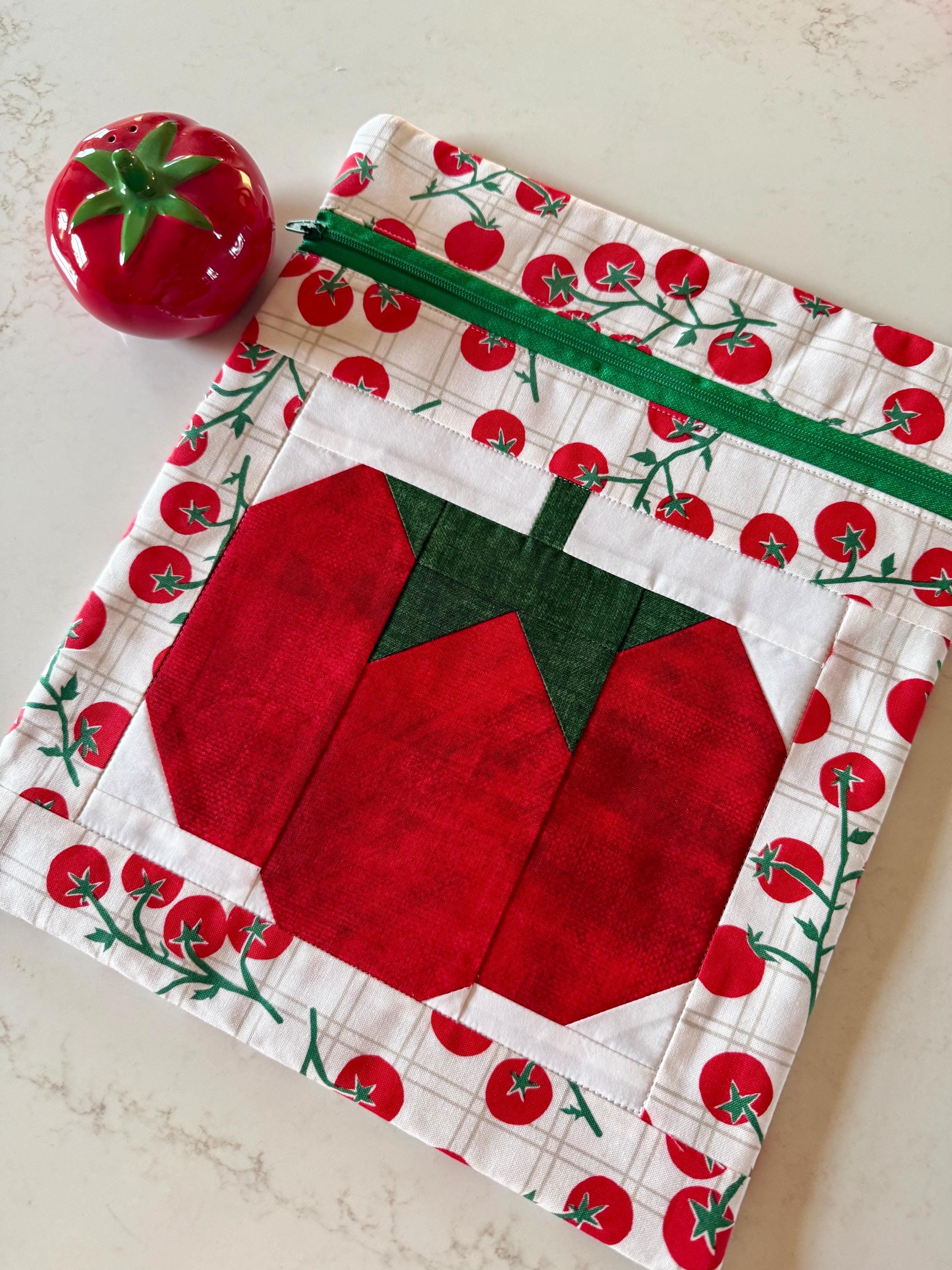 Tomato Cross Stitch Project Bag - Etsy
