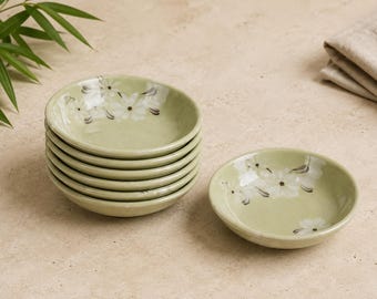 Set mit 6 japanischen Sushisaucen-Gerichten | Sojasauce, Wasabi & Dipschalen