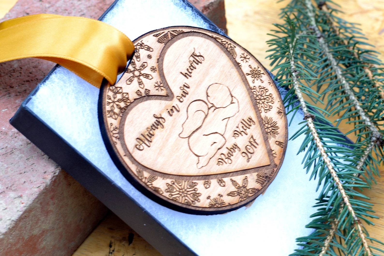 Infant Loss, Baby Loss Ornament, Personalized Infant Loss Keepsake