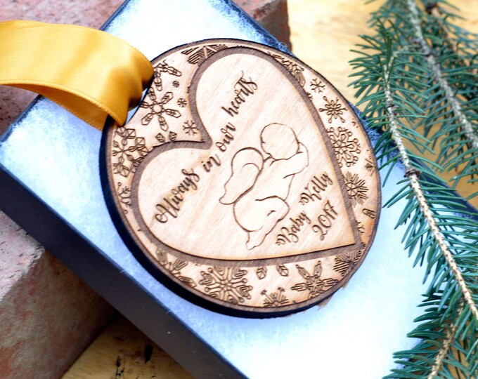 Infant Loss, Baby Loss Ornament, Personalized Infant Loss Keepsake