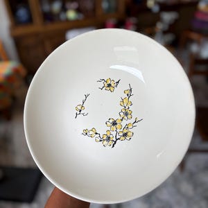 Vintage 1950s Marcrest Dixie Dogwood Ceramic Serving Bowl