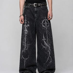 Opium Baggy Jeans - Etsy Denmark