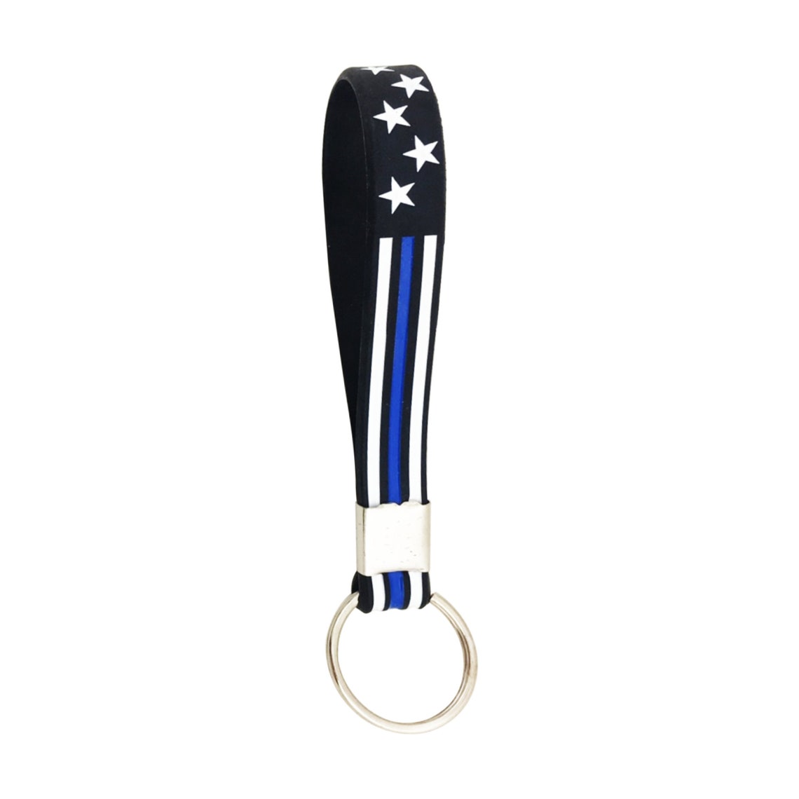 Thin Blue Line Bracelets 2 Pack Thin Blue Line Flag Key Chain Etsy