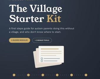 Autism Parent Support Workbook | New to the Diagnosis Guide (Digital Download)