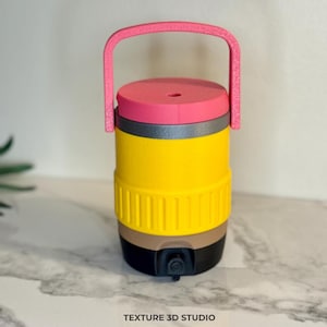 3D Printed Can Cooler STL File | 12oz Soda Can Holder | Instant Download | FDM Print File image 2