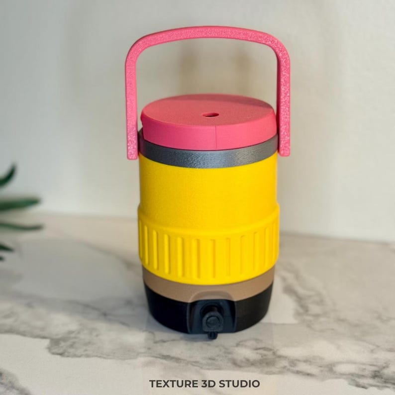 3D Printed Can Cooler STL File | 12oz Soda Can Holder | Instant Download | FDM Print File image 2