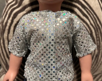 Cheer/Dance doll sequined dot jersey