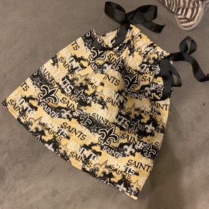 NEW Black and Gold Camo pillowcase dress only