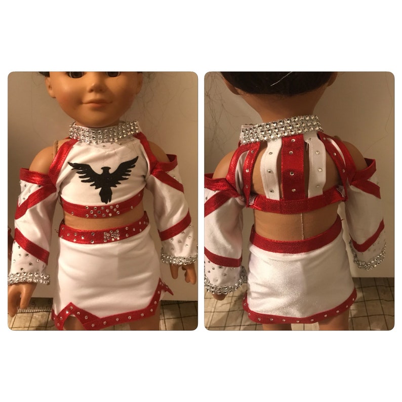 Replica Cheer Uniform for 18 doll image 6
