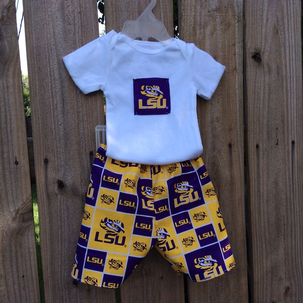 Eye of the Tiger shorts and baby bodice/tee shirt