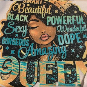 Black Girl Magic and Queen women shirt