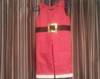 Boy Santa Longalls 4T READY TO SHIP