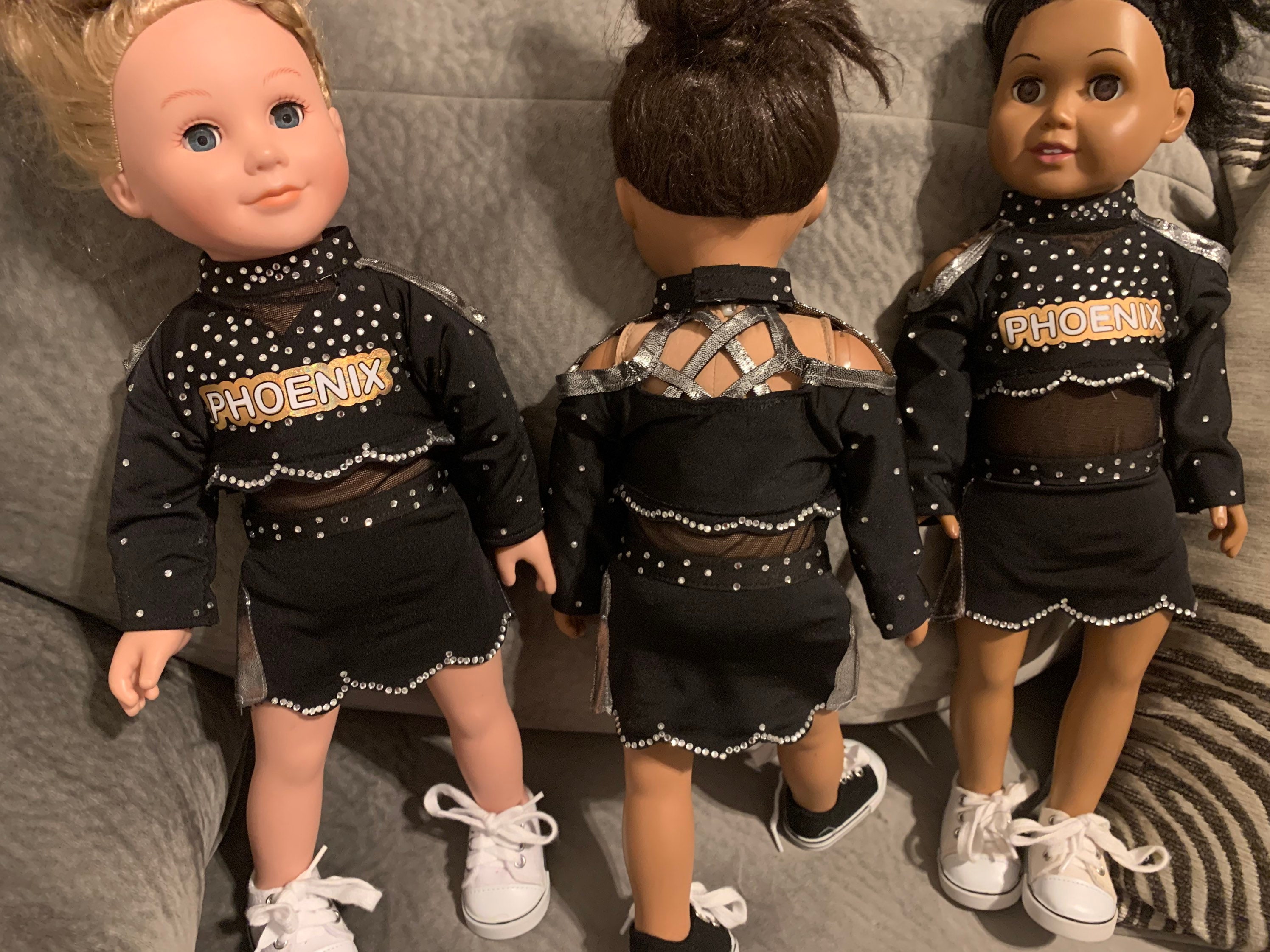 Custom premier cheer uniform for American girl doll craibas.al.gov.br